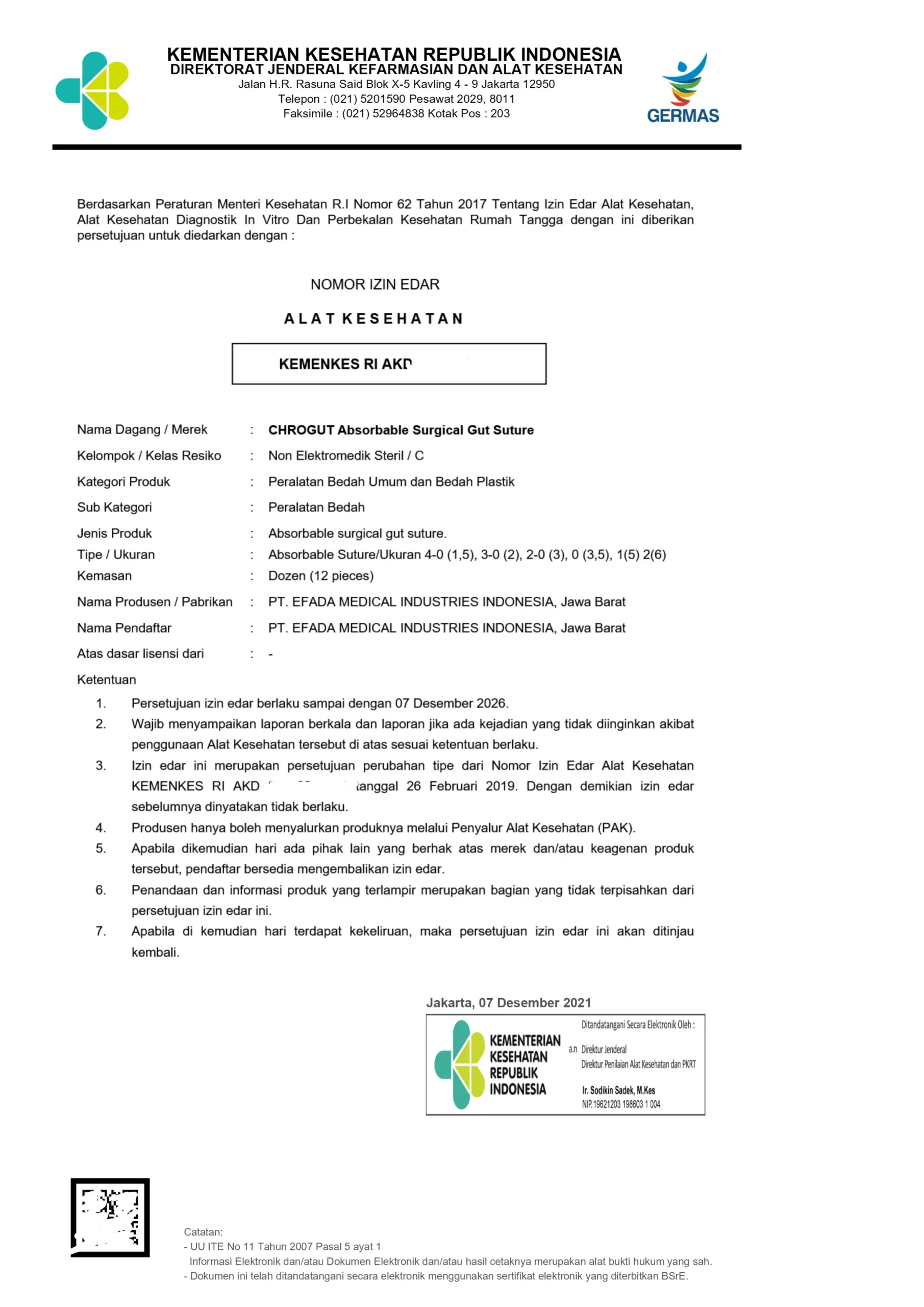 AKD CHROGUT (ADDENDUM)