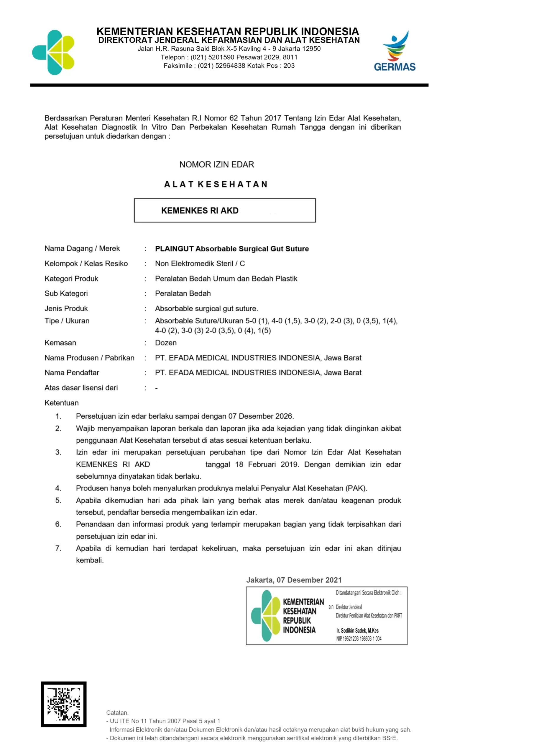 AKD PLAINGUT (ADDENDUM)